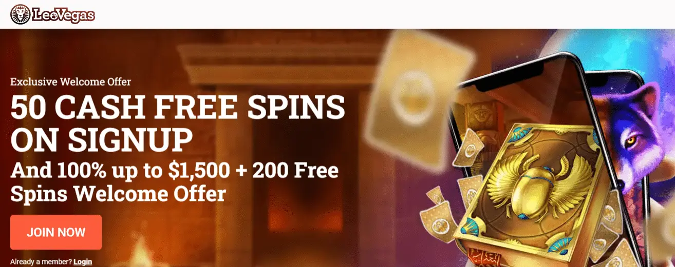 LeoVegas bonus